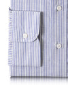 Indigo Dress Stripes Fine Linen