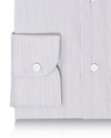 White With Navy Shadow Stripes by Monti Shirt