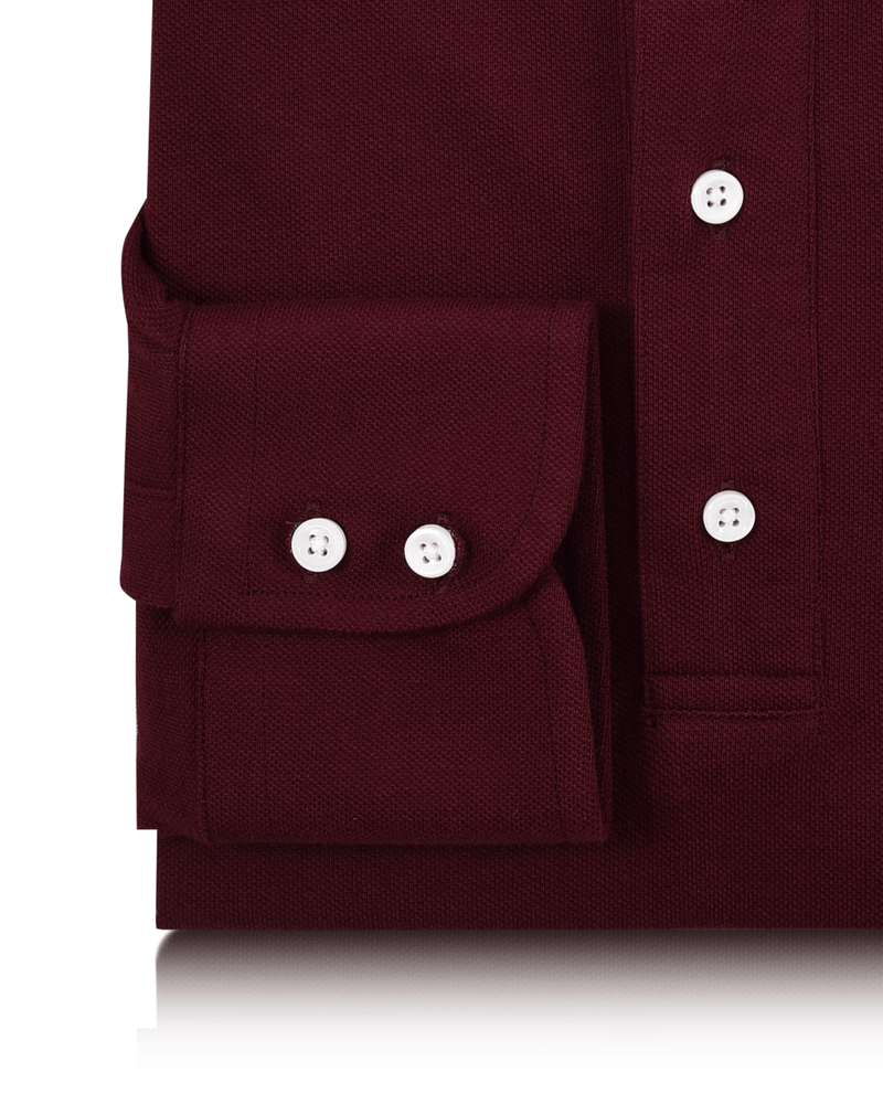 Dunkelbraunes Polo-T-Shirt