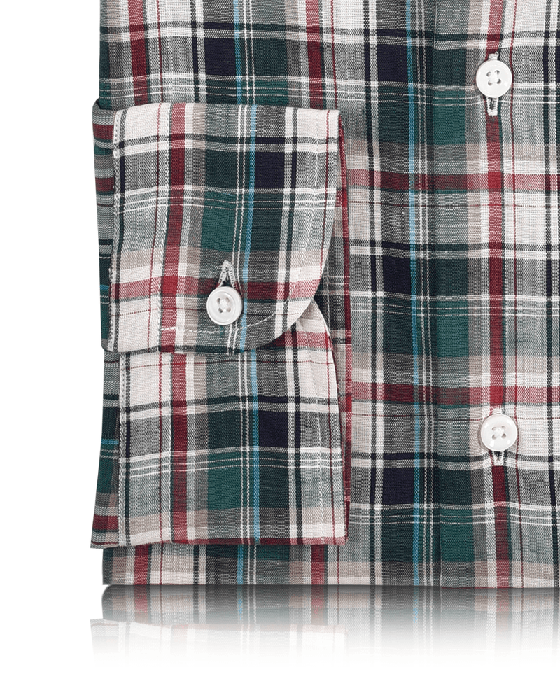 Sommer: Red Green Navy White Madras