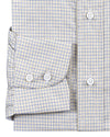 Blue Yellow Tattersall Checks On White