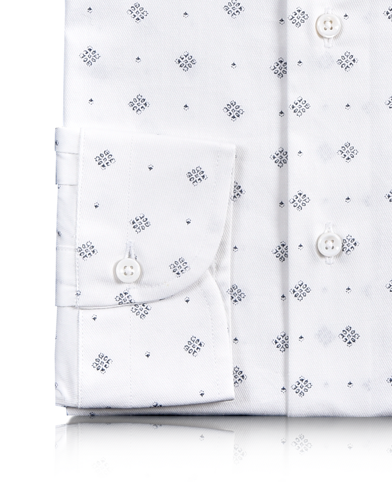 Monti White Blockdruck