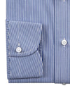 Monti Mittelblaues Kleid Streifen