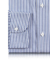 Shades of Blue University Stripes Oxford