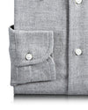 Heather Grey Gabardine Shirt