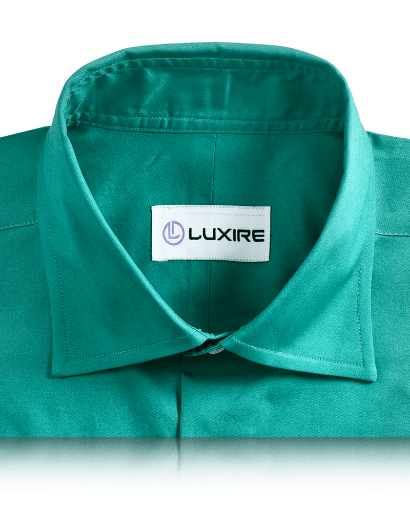 Chemise décontractée verte irlandaise