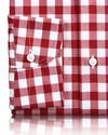 Rotes kariertes Hemd