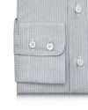 Black on White Pin Stripes