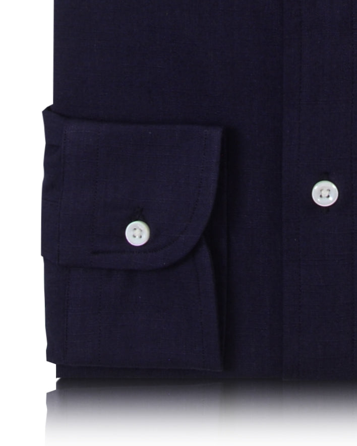 Violettes Chambray-Hemd
