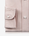Pale Orange University Stripes Oxford Shirt