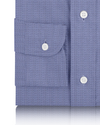 Baumwollleinen: Mittelblauer Chambray