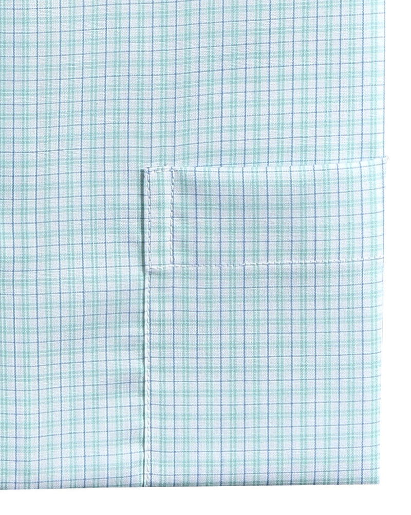 Weiß Grün Blau Tattersall