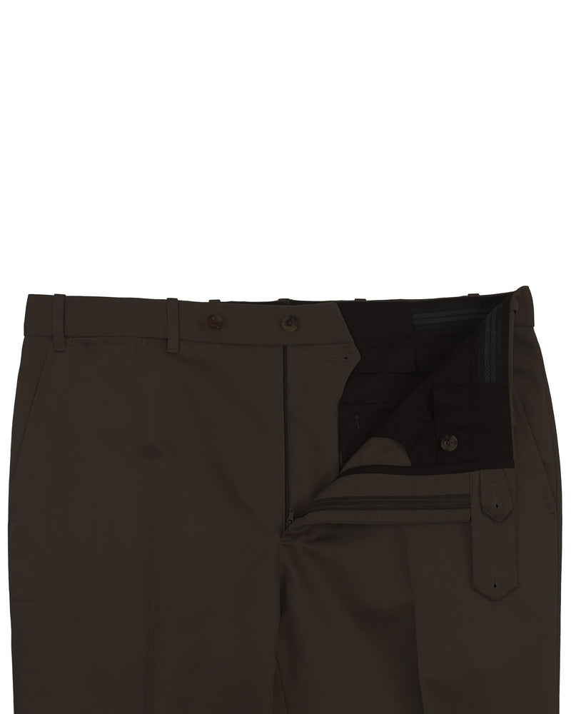Graubrauner weicher Twill in Khaki