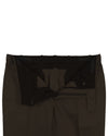 Graubrauner weicher Twill in Khaki