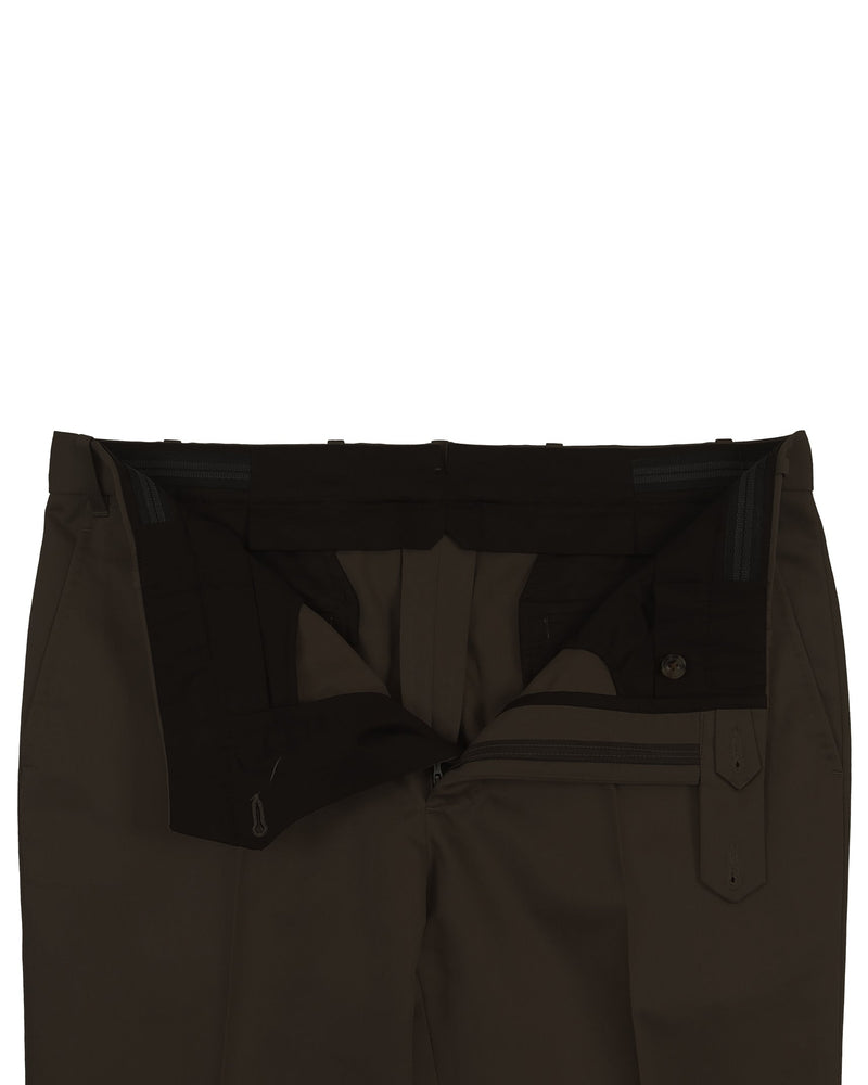 Graubrauner weicher Twill in Khaki