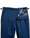 Weiche blaue Stretch-Twill-Hose