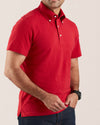 Schlichtes rotes Polo-T-Shirt