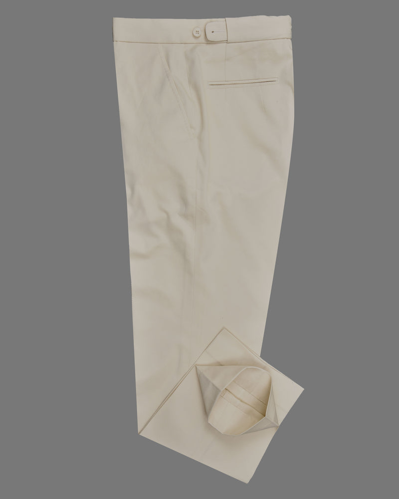 Dobby-Baumwoll-Lycra: Üppiges Off-White