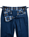 Weiche blaue Stretch-Twill-Hose