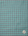 Blue Green Gingham Checks Oxford