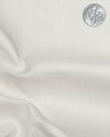 Chemise crème à chevrons
