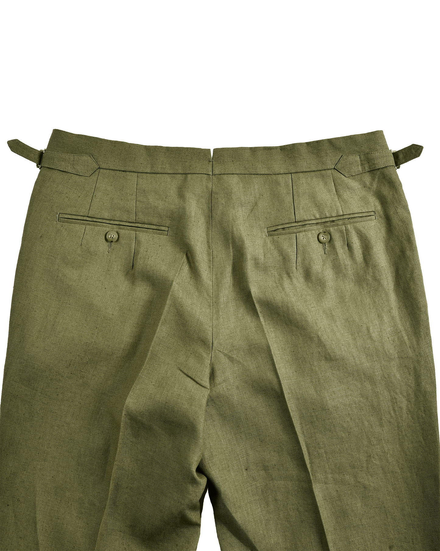 Linen Fern Green Dress Pant