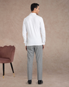 Grey Wool Jeans