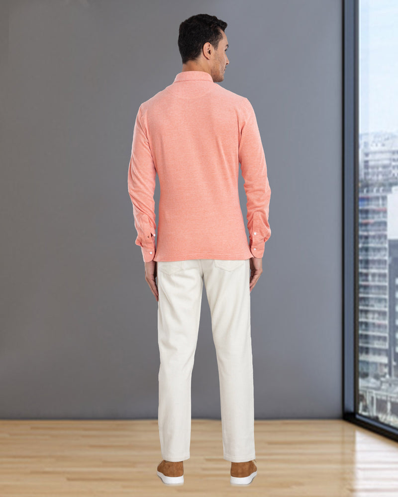 Cream Wool Jeans