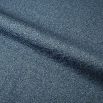 Dugdale Blueish Grey Wool Flannel Dress Pant