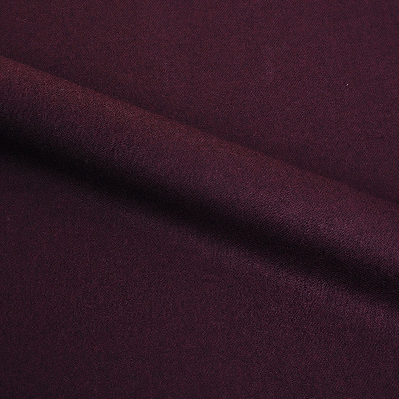 Dugdale Maroon Wool Flannel Dress Pant