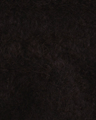 EThomas: Dark Brown Slubby Mohair Jacket