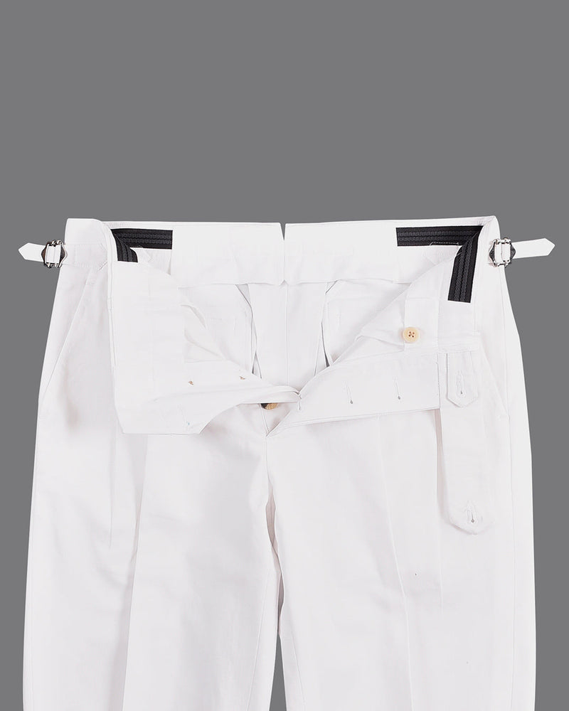 Coton : Sergé d'été blanc
