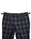 Cerruti Blue Green Wool Plaid Pants