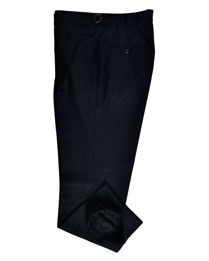 VBC 100 % Wolle: Schwarzer Flanell