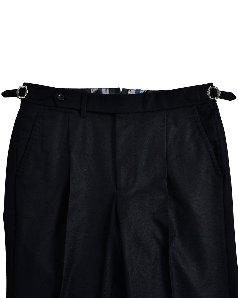 VBC 100 % Wolle: Schwarzer Flanell