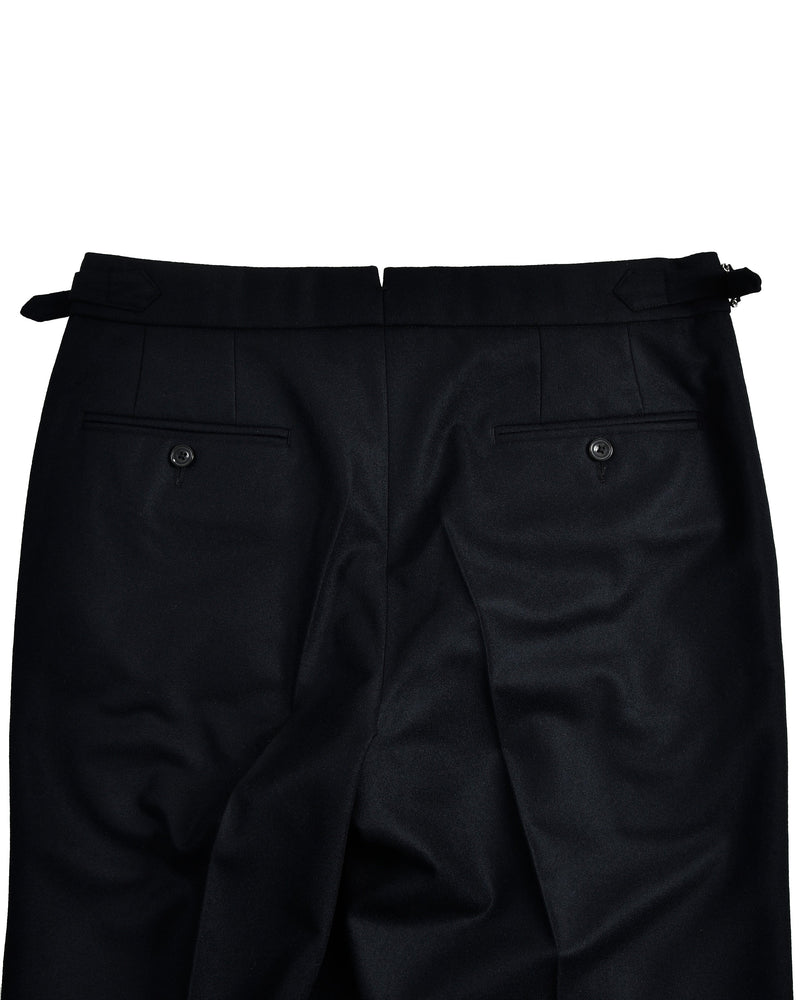 VBC 100 % Wolle: Schwarzer Flanell