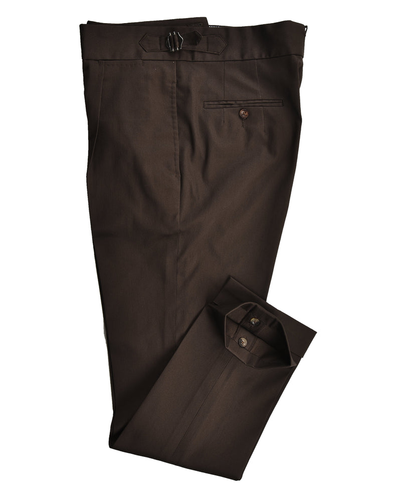 Dehnbare Chino: Umbrabraune Chino