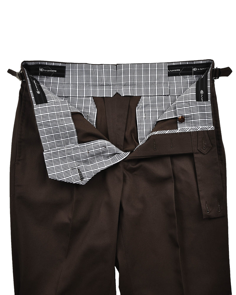 Dehnbare Chino: Umbrabraune Chino
