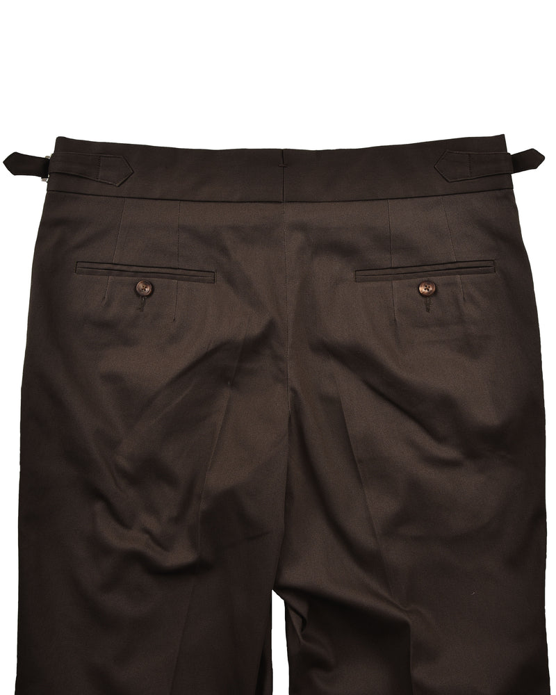 Dehnbare Chino: Umbrabraune Chino