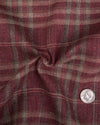 Ethomas Maroon Light Olive Green Jacket
