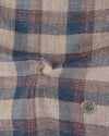 Ethomas Light Peach Blue Voilet Checks Jacke