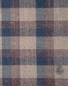 Ethomas Light Peach Blue Voilet Checks Jacke