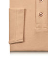 EZS Aria Beige Langarm-Polo