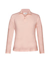 EZS Aria Pink Long Sleeve Polo