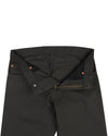 Verwaschene schwarze Jeans aus Baumwolltwill