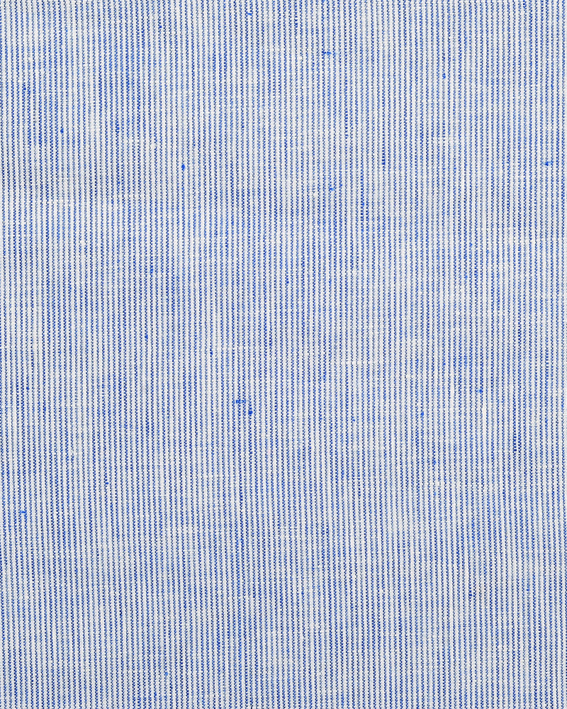 Leinen: Blaue weiße Kleidstreifen