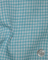 Lin : Mini vichy bleu turquoise