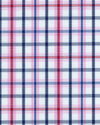 Red Pink Navy Shadow Tattersall