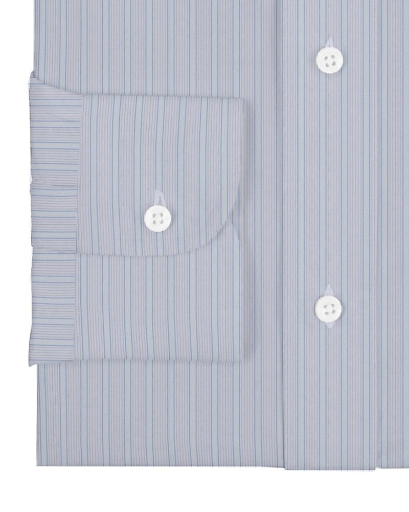 Sic-Tess Rayures blanches et violettes avec soie