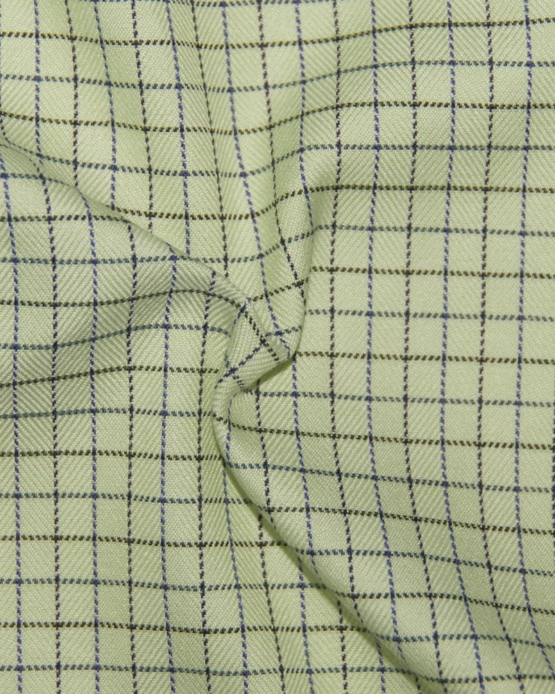 Karos auf Farn Green Twill